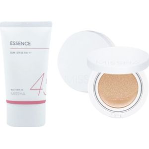 Missha Essence Sun X Magic Cushion Moist Up Medium Beige Set