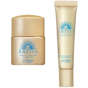 Shiseido - Anessa Perfect UV Sunscreen Skincare Milk SPF50+ PA++++ - 12ml & Anessa Perfect UV Sunscreen Skincare Gel SPF50+...