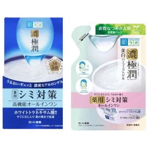 Rohto Mentholatum - Hada Labo Koi-Gokujyun Whitening Perfect Gel & Refill Set