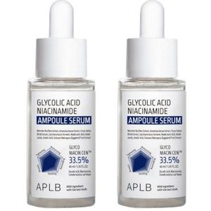 APLB - Glycolic Acid Niacinamide Ampoule Serum - 40ml (2ea) Set