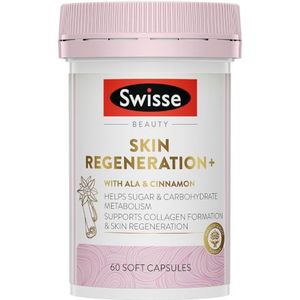 Swisse - Skin Regeneration+ with ALA & Cinnamon - 60 Capsules