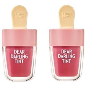 ETUDE - Dear Darling Water Gel Tint - PK004 Red Bean Red (2ea) Set