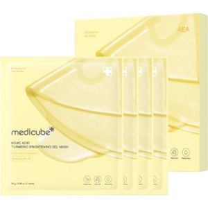 medicube - Kojic Acid Turmeric Brightening Gel Mask - 28g*4ea