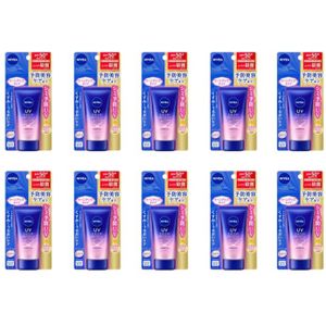 NIVEA Japan - UV Deep Protect & Care Tone Up Essence SPF50+ PA++++ - 50g (10ea) Set