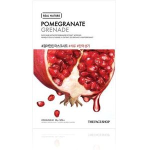 THE FACE SHOP - Real Nature Face Mask - Pomegranate - 1 stuk