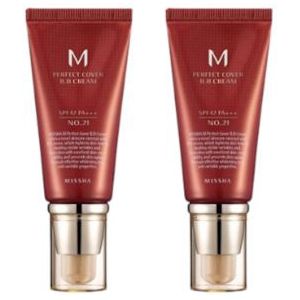 [Promotie] MISSHA M Perfect Cover BB Cream - 50ml - #21 Light Beige (2ea) Set
