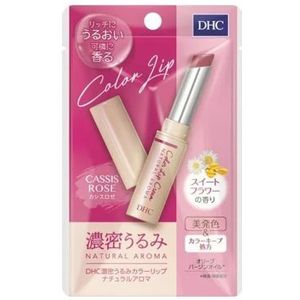 DHC - Natural Aroma Moisture Color Lip Cream Balm - 1.5g - Cassis Rose