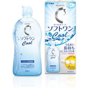 Rohto Mentholatum  - C Cube SOFTONE Cool A For Soft Contact Lenses - 500ml
