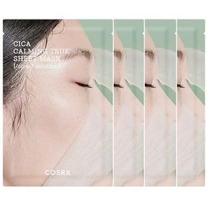 COSRX - Pure Fit Cica Calming True Sheet Mask - 4pcs
