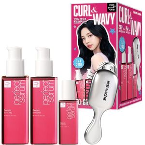 miseenscéne - Perfect Serum Styling with Hair Brush Special Set (Limited Edition) - 1set(4artikelen)