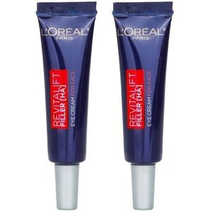L'OREAL PARIS - Revitalift Filler HA Eye Cream For Face - 7.5ml (2ea) Set