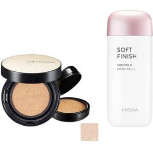 MISSHA - All-Around Safe Block Soft Finish Sun Milk SPF50+ PA+++ - 70ml X Jung Saem Mool - Essential Skin Nuder Long Wear...