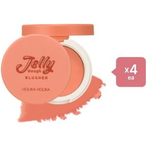 Holika Holika Jelly Dough Blusher - 4.2g - 01 Apricoot Jelly (4ea) Set