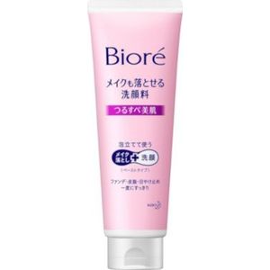 Kao - Biore Makeup Remover Facial Cleanser For Smooth - 210g