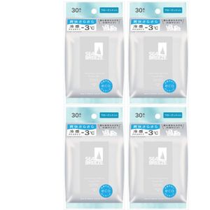 Shiseido - Sea Breeze Face & Body Ice Sheet - 30 sheets - Frozen Mint (4ea) Set