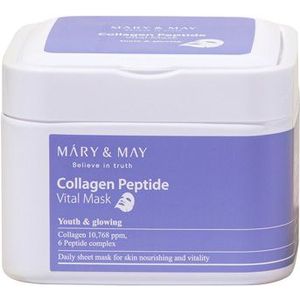 Mary&May - Collagen Peptide Vital Mask - 30stukken/400g