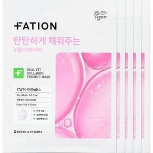 FATION  - Real Fit Collagen Firming Mask - 5stukken