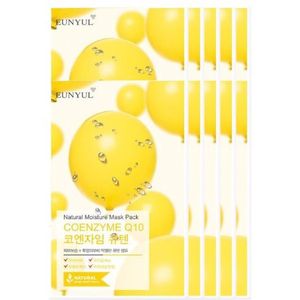 EUNYUL - Natural Moisture Mask Pack - Coenzyme Q10 - 10pcs set