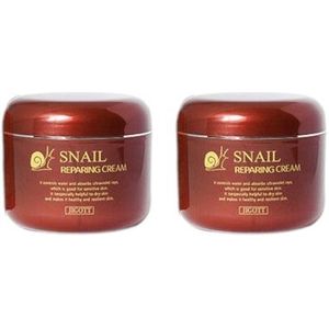Jigott - Snail Repairing Cream - 100g (2ea) Set