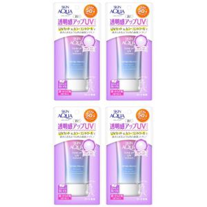 Rohto Mentholatum - Skin Aqua Tone Up UV Essence SPF50+ PA++++ - 80g (4ea) Set