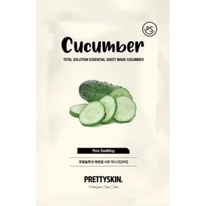 PRETTYSKIN - Total Solution Essential Sheet Mask - 1pc - Cucumber