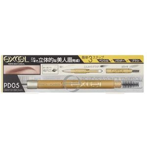 EXCEL - Powder & Pencil Eyebrow EX - 0.4g - PD05 Grayish Brown
