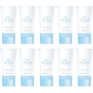 Rohto Mentholatum SunplaySkin Aqua Physical Sunscreen for Sensitive Skin SPF50+ PA++++50ml (10ea) Set