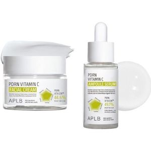 APLB - PDRN Vitamin C Ampoule Serum - 40ml & Facial Cream - 55ml Set