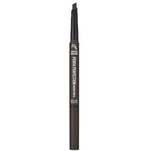 Holika Holika - Wonder Drawing Penta Perfection Brow Pencil - 0.3g - 01 Dark Brown