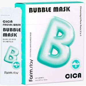 Farm Stay - Cica Facial Wash Bubble Mask - 5ml*20stukken