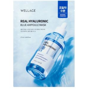 Wellage - Real Hyaluronic Blue Ampoule Mask - 1stuk