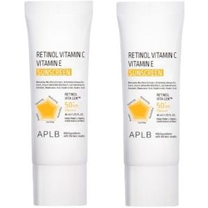 APLB - Retinol Vitamin C Vitamin E Sunscreen SPF50+ PA++++ - 40ml (2ea) Set
