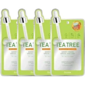 Picomonte - Dcure+ Tea Tree Face Mask - 1 pc (4ea)