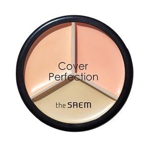[PROMOTIE]The Saem - Cover Perfection Triple Pot Concealer - 4.5g*3 - 03 Correct Up Beige