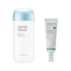 MISSHA MISSHA - All-Around Safe Block Waterproof Sun Milk SPF 50+/PA++++ - 70ml X AXIS-Y - Complete No Stress Physical...