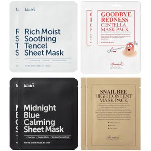 Benton X Dear, Klairs Sheet Mask Set