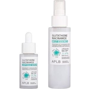 APLB - Glutathione Niacinamide Ampoule Serum - 40ml (1ea) + Glutathione Niacinamide Mist Essence - 105ml (1ea) Set