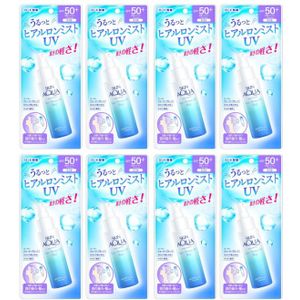 Rohto Mentholatum Skin Aqua Super Moisture UV Mist SPF50+ PA++++ 60ml (8ea) Set