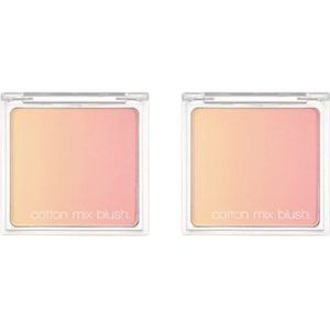 MISSHA - Cotton Mix Blush - 11g - 01 Strawberry Banana (2ea) Set