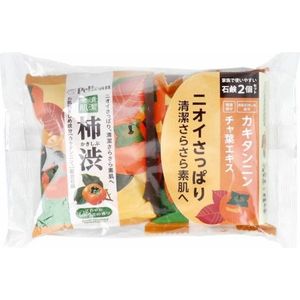 PelicanSoap - Kaki Shibu Refreshing Citrus Soap - 80g X 2