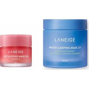 LANEIGE - Lip Sleeping Mask EX - 20g - Berry (1ea) + Water Sleeping Mask EX - 70ml (1ea) Set