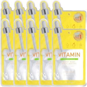 Picomonte - Dcure+ Vitamin + Citrus Face Mask - 1 pc (10ea)