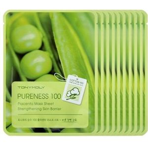 Tonymoly - Pureness 100 Mask Sheet - Placenta (10elk) Set