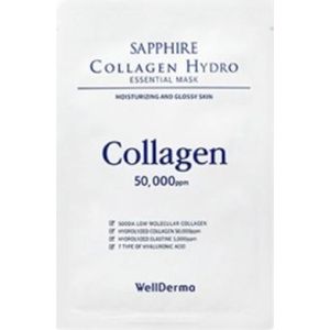 WELLDERMA - Sapphire Collagen Hydro Essential Mask - 10stukken