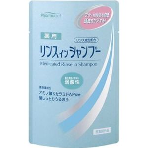 KUMANO COSME - Pharmaact Medicated Rinse In Shampoo Weak Acidity Refill - Normal - 350ml