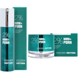PRETTYSKIN - NMN+ PDRN Biotox Cream - 50ml (1ea) + Serum - 50g (1ea) Set
