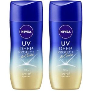 NIVEA Japan - UV Deep Protect & Care Gel SPF50+ PA++++ - 80g (2ea) Set