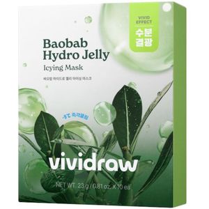 vividraw - Baobab Hydro Jelly Icying Mask - 10stukken