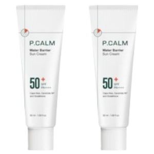P.CALM - Water Barrier Sun Cream SPF50+ PA++++ - 50ml (2ea) Set