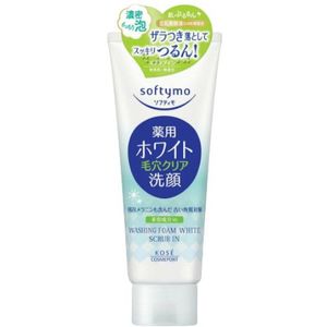 Kose - Softymo White Scrub In Washing Foam - 150g